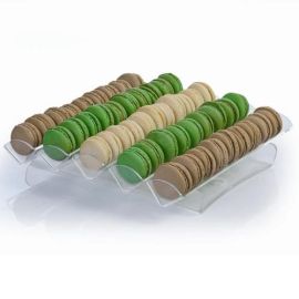 Подставка для "MACARONS" 31,5х32,5см H6,5см, 5 полос, пластик, прозрачная AG05801 купить в Е.Маркет