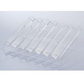 Подставка для "MACARONS" 46х33см H14,5см, 7 полос, пластик, прозрачная AG05701 купить в Е.Маркет