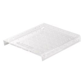 Подставка для конфет/капкейков 34,5х28см H4см, 56 отверстий, пластик, прозрачная EL101 купить в Е.Маркет