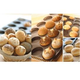 Противень 60х40см, для булочек, ячейка D125мм H16мм, 11 ячеек 41759-09 купить в Е.Маркет