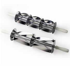 Резак для круассанов 180х200мм, двойной, нерж.сталь, ручки пластик RDC180X200 купить в Е.Маркет