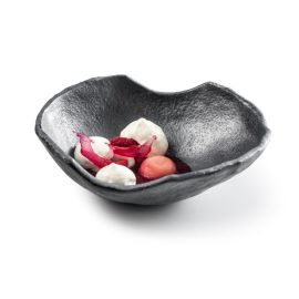 Салатник стеклянный античный черный 22х19см 375мл, ATICA XGLAS-753 купить в Е.Маркет