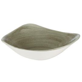 Салатник треугольный 0,60л D23,5см, без борта, STONECAST PATINA, цвет BURNISHED GREEN PABGTRB91 купить в Е.Маркет