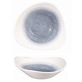Салатник треугольный 0,60л D23,5см, без борта, цвет RAKU TOPAZ BLUE, STUDIO PRINTS RKTBTRB91 купить в Е.Маркет
