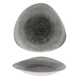 Салатник треугольный мелкий 27,8х19,8см, цвет RAKU QUARTZ BLACK, STUDIO PRINTS RKBQTB271 купить в Е.Маркет