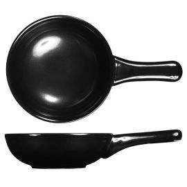 Сковорода "WOK" D 15,5см 0,57л, порционная, керамика, без крышки, RUSTICS SIMMER, цвет BLACK ZCBRPN2 купить в Е.Маркет