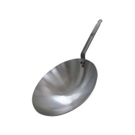 Сковорода "WOK" D 35,5см H8,5см, белая сталь "CARBONE PLUS" 5114.35 купить в Е.Маркет