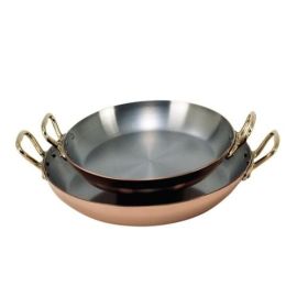 Сковорода медная "VIP" D16см H3см, с двумя латунными ручками 6449.16 купить в Е.Маркет