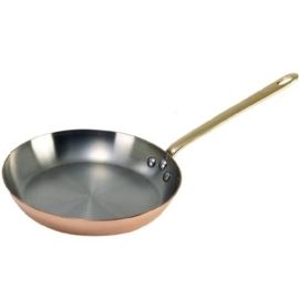 Сковорода медная "VIP" D20см H4см, ручка латунная 6450.20 купить в Е.Маркет