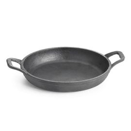 Сковорода чугунная овальная 21х15см H4см 0,71л, порционная, с двумя ручками, цвет черный CW30100 купить в Е.Маркет