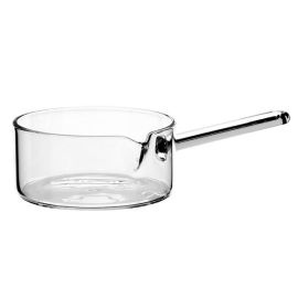 Сотейник 150мл D9см H4см, с ручкой, боросиликатное стекло XVIT-0201 купить в Е.Маркет
