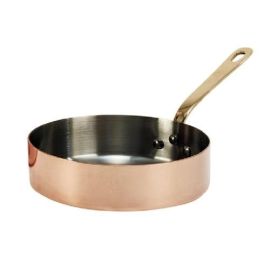Сотейник медный "VIP" 1,0л D16см H5см, ручка латунная 6448.16 купить в Е.Маркет