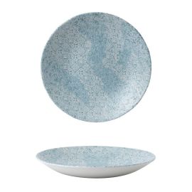 Тарелка глубокая 28,1см H3,7см, без борта, VINTAGE PRINTS MED TILES, цвет AQUAMARINE MTAQPD271 купить в Е.Маркет