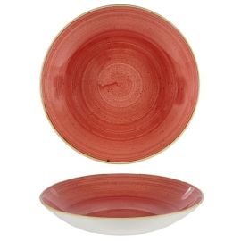 Тарелка глубокая 31см 2,4л, без борта, STONECAST, цвет BERRY RED SBRSPLC21 купить в Е.Маркет
