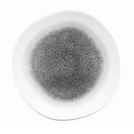 Тарелка мелкая "волна" 26,4см, без борта, цвет RAKU QUARTZ BLACK, STUDIO PRINTS RKBQOG101 купить в Е.Маркет