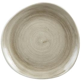 Тарелка мелкая "волна" 28,6см, без борта, STONECAST PATINA, цвет ANTIQUE TAUPE PAATOG111 купить в Е.Маркет