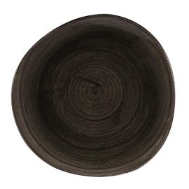 Тарелка мелкая "волна" 28,6см, без борта, STONECAST PATINA, цвет IRON BLACK PAIBOG111 купить в Е.Маркет