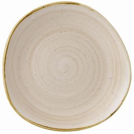 Тарелка мелкая "волна" 28,6см, без борта, STONECAST, цвет NUTMEG CREAM SNMSOG111 купить в Е.Маркет