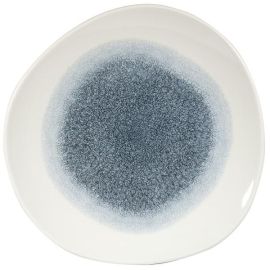 Тарелка мелкая "волна" 28,6см, без борта, цвет RAKU TOPAZ BLUE, STUDIO PRINTS RKTBOG111 купить в Е.Маркет