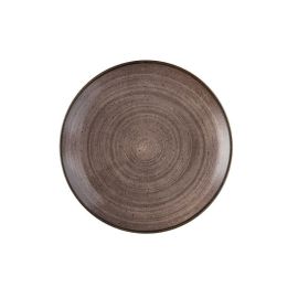 Тарелка мелкая 26см, без борта, STONECAST RAW, цвет BROWN SRBREV101 купить в Е.Маркет