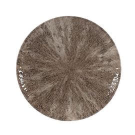 Тарелка мелкая 26см, без борта, цвет STONE ZIRCON BROWN, STUDIO PRINTS STZBEV101 купить в Е.Маркет