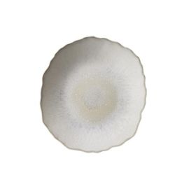 Тарелка мелкая 29,5х26,5см, керамика, цвет PERLE, PLUME 960770 купить в Е.Маркет