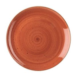 Тарелка мелкая 32,4см, без борта, STONECAST, цвет SPICED ORANGE SSOSEV121 купить в Е.Маркет