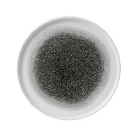 Тарелка мелкая CHEFS 26х2см, с прямым бортом, цвет RAKU QUARTZ BLACK, STUDIO PRINTS RKBQWP261 купить в Е.Маркет