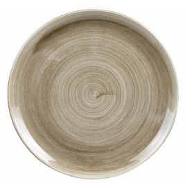 Тарелка мелкая D32,4см, без борта, STONECAST PATINA, цвет ANTIQUE TAUPE PAATEV121 купить в Е.Маркет