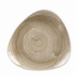 Тарелка мелкая треугольная 22,9см, без борта, STONECAST PATINA, цвет ANTIQUE TAUPE PAATTR91 купить в Е.Маркет