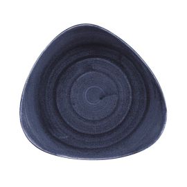 Тарелка мелкая треугольная 22,9см, без борта, STONECAST PATINA, цвет COBALT BLUE PABLTR91 купить в Е.Маркет