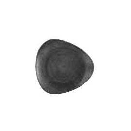 Тарелка мелкая треугольная 22,9см, без борта, STONECAST RAW, цвет BLACK SRBLTR91 купить в Е.Маркет