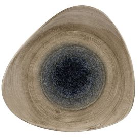 Тарелка мелкая треугольная 26,5см, без борта, STONECAST AQUEOUS, цвет BAYOU SABTTR101 купить в Е.Маркет