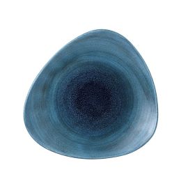 Тарелка мелкая треугольная 26,5см, без борта, STONECAST AQUEOUS, цвет LAGOON SALGTR101 купить в Е.Маркет