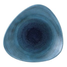 Тарелка мелкая треугольная 31,1см, без борта, STONECAST AQUEOUS, цвет LAGOON SALGTR121 купить в Е.Маркет