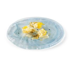 Тарелка стеклянная "аквамарин" D21см, AQUAMARE XGLAS-0328 купить в Е.Маркет