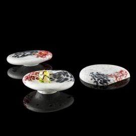 Тарелка стеклянная шторм белая D24см H2,5см, STORM XGLAS-003 купить в Е.Маркет