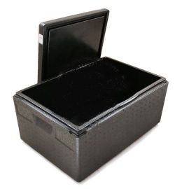 Термоконтейнер 600х400х320мм, объем 46л, пенополипропилен, цвет черный EXPERT GN EX1257 купить в Е.Маркет