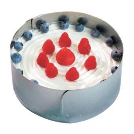 Форма д/выпечки "круг" раздвижная, D15-30см, нерж.сталь CRT1530 купить в Е.Маркет