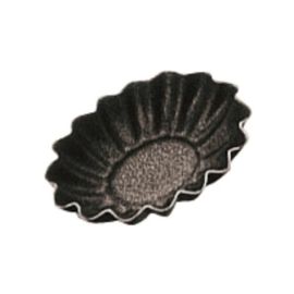 Форма д/выпечки "овал рифленый мини" D4,5см, алюминий с антипригарным покрытием 47747-03 купить в Е.Маркет