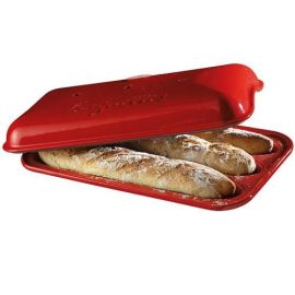 Форма д/выпечки багетов 39х24см H11см, керамика, серия LES SECRETS, цвет гранат 550634 купить в Е.Маркет