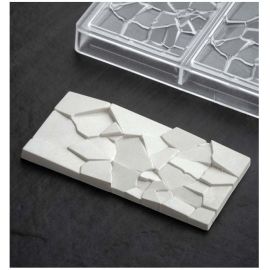 Форма д/шок. "CHOCOLATE BAR CRUSH" 155х77мм H10мм, 100гр, 3 ячейки, п/к PC5002 купить в Е.Маркет