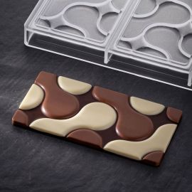 Форма д/шок. "CHOCOLATE BAR FLOW" 154х77мм H8мм, 100гр, 3 ячейки, п/к PC5007FR купить в Е.Маркет