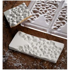 Форма д/шок. "CHOCOLATE BAR FRAGMENT" 155х77мм H10мм, 100гр, 3 ячейки, п/к PC5004 купить в Е.Маркет