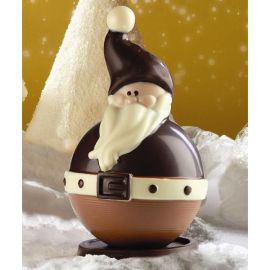 Форма д/шок. 3D "дед мороз" D105мм H170мм, 200гр, пластик KT122 купить в Е.Маркет