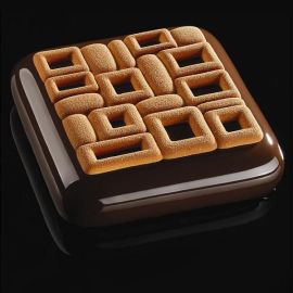 Форма для мороженого/суфле 3D "TOP майя" 135х135мм H7мм, 90мл, 2 ячейки, силикон TOP01S купить в Е.Маркет