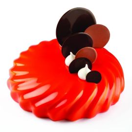 Форма для мороженого/суфле 3D "калейдоскоп" D180мм H45мм (объем 1л), силикон KE027S купить в Е.Маркет