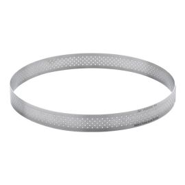 Форма кондитерская "круг" D 18,5см H2см, перфорированный борт, нерж.сталь 3099.07 купить в Е.Маркет