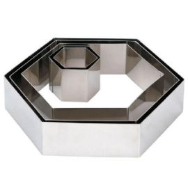 Форма кондитерская "шестиугольник" 9х10см H 4см, S/S CRHN6 купить в Е.Маркет