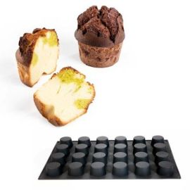 Форма силик. д/зам. и вып. "маффин" D69мм H39мм, 120мл, 24 ячейки 30SIL07N купить в Е.Маркет